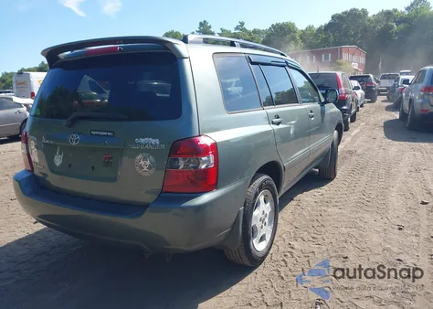 2006 Toyota Highlander Limited V6 из США, поврежденный, VIN JTEEP21A160158548
